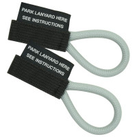 義大利 KONG Pair of textile gear loops 織帶掛環 (一對) 9VP000026KK